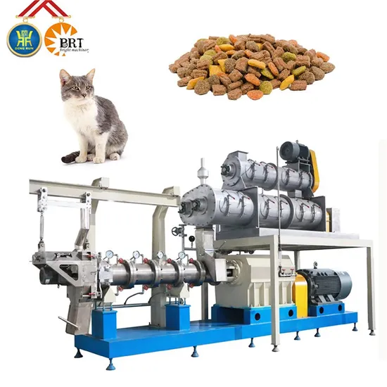 Full Automatic Animal Feed Making Machine Pet Feed Pellet Extruder Dog Food Extrusion Production Line