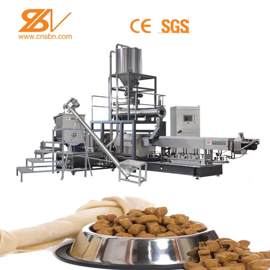 Industrial Automatic Large Capacity Animal Fish Feed Machine Dog Pet Food Machine