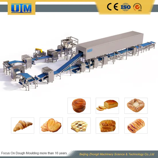 Commercial Bread Machine of Puff Pastry Lamination Line