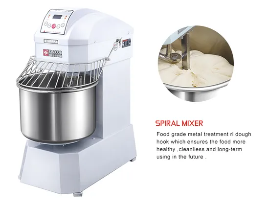Automatic Commercial Flour Mixer 25kg Dough Kneading Machine 3kw Electric Motor Baking Equipment for Bakery