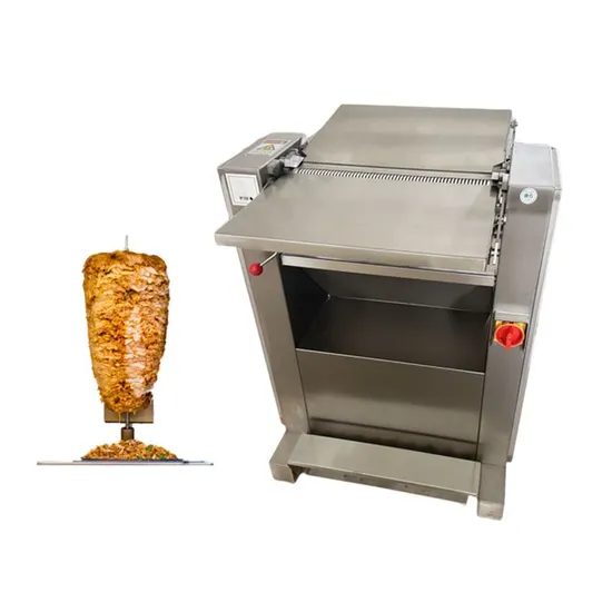 Electric Shawarma Kebab Meat Slicing Cutter Beef BBQ Meat Blade Slicer Machine Made of Stainless Steel