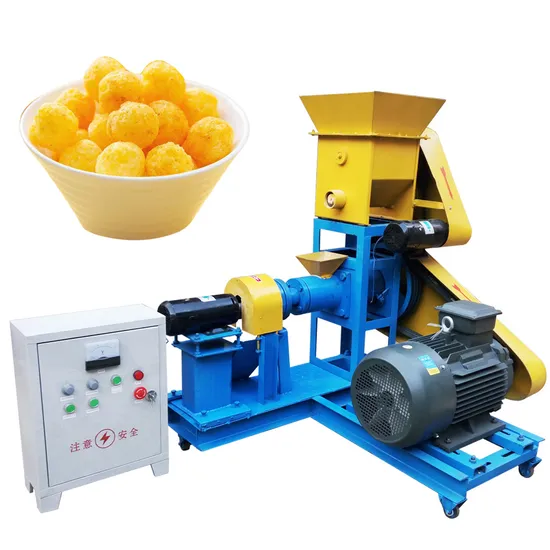 Corn Puffing Snack Rice Chips Maize Puffed Food Extruder Maker Machine