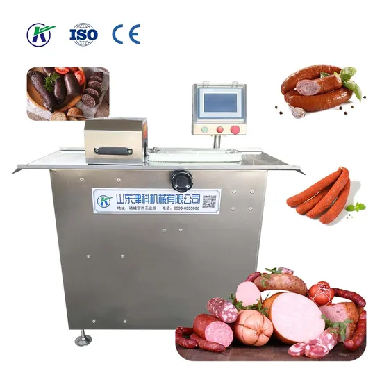 Commercial Automatic Bratwurst Stringer Electromechanical Dynamic High-Efficiency Knotting and Winding Machine