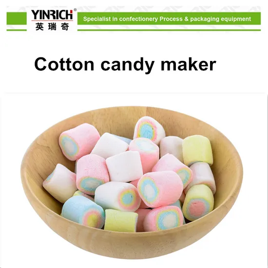 Complete Extruded Marshmallow Machine Candy Machine Food Machine Cotton Candy Maker with Ce ISO9001 (EM120)