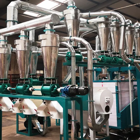 Automatic 30t/24h Maize Milling Machine for Super White Flour/Meal Production