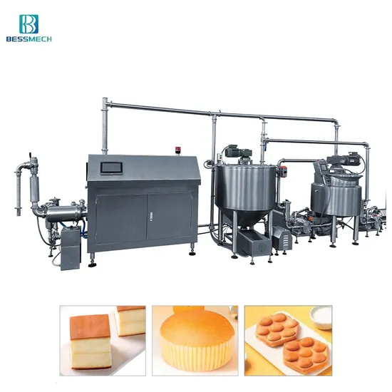 Bakery Equipment Full Egg Cheesecake Cake Mixer Machine Production Line for Efficient Cake Production