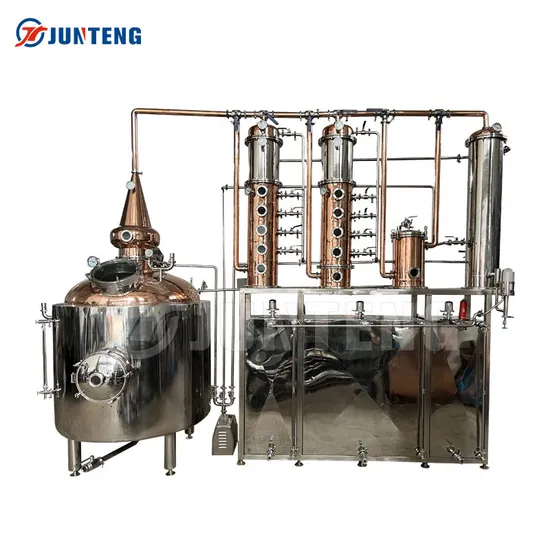 Alcoholl Distillated Machine Electric Copper Still Whisky Gin Still Vodka Distillery Equipment
