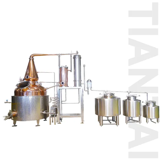 Customized Copper Hybrid Still Distiller with Pot Plate Column Gin Basket for Whisky Gin Vodka Brandy Distillery 200L 300L 500L 1000L 1500L 2000L