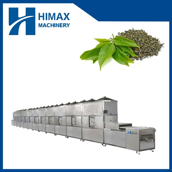 Microwave Continuous Tunnel Type Tray Tunnel Date Peanut Drying Machine