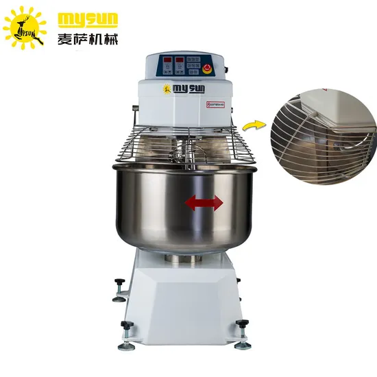 Manufacturer Supplies High-Quality Digital Spiral Dough Mixer for Bakery
