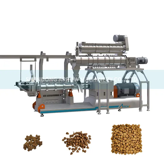Dry Dog Food Making Machines Plant Extruder Pet Food Processing Machine