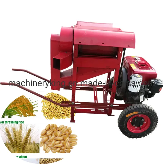 Small Multi Croppaddy Rice Wheat Soybean Thresher Threshing Machine