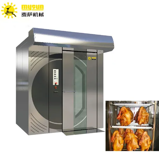 Industrial Grade Bakery Machines Electric Rotary Rack Oven for 32 Trays