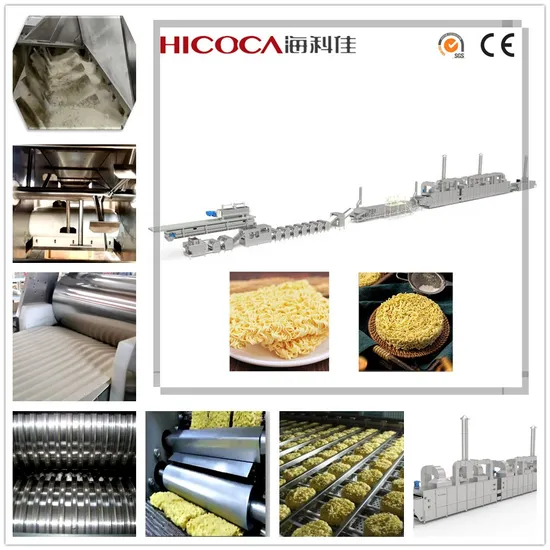Instant Noodles Processing Line Automatic Fried Instant Noodle Production