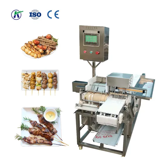 Efficient and Convenient Automatic Skewer Machine, Suitable for Beef and Mutton Skewers