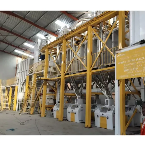 New Design 100tpd Wheat Flour Mill Maize Mill Corn Flour Meal Grits Mill Milling Machine Processing Making Equipment