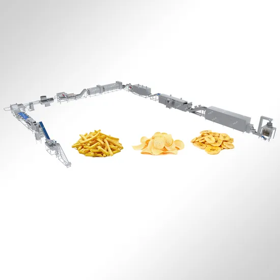 TCA Fully Automatic Frozen Potato French Fries Plant Production Line Making Machine Equipment Trade