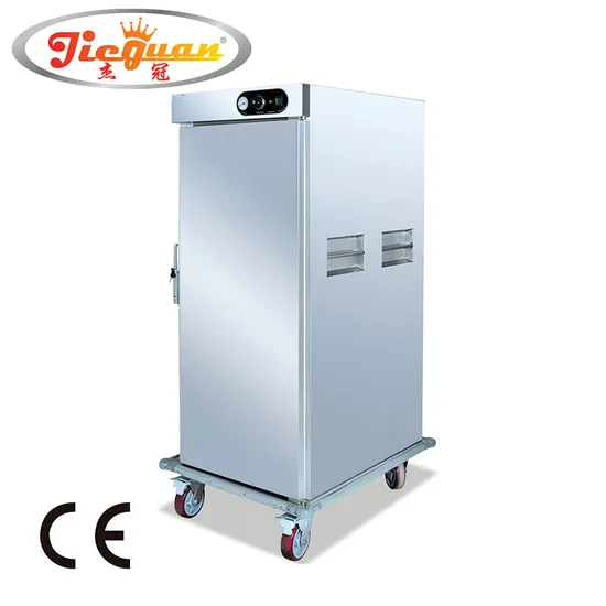 Holding Cabinet Banquet Cart Truck Single Door Mobile Electric Food Warmer Cabinet with 11 Layers CE