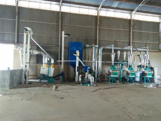Small Capacity Automatic Maize Flour Mill Milling Machines
