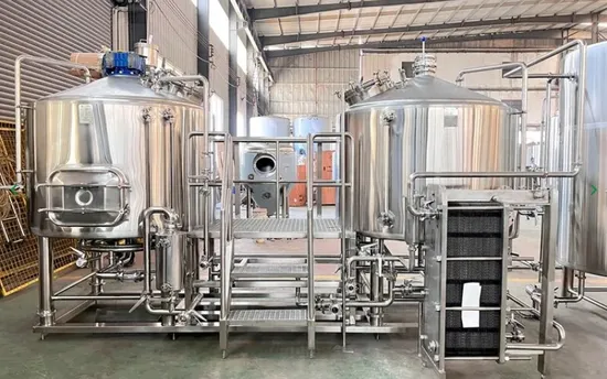 Commercial 2000L Brewery Equipment Fully Integrated Brewing System for Craft Beer Production, Steam or Electric Heating