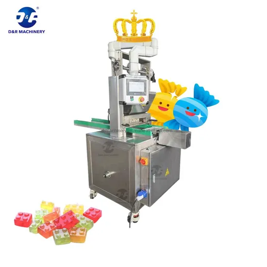 Small Semi-Automatic Jelly Candy Vitamin Gummy Bear Candy Making Machine Soft Candy Mould Depositing Making Machine for Shops