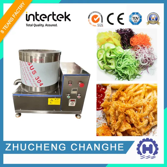 Centrifugal Potato Chip Degreaser Commercial Potato Chip Production Line