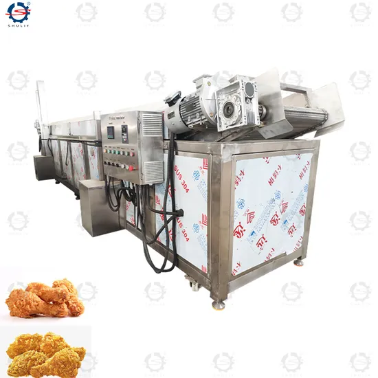 Professional Industrial Automatic Fryer Machine French Fries Plantain Potato Chips Frying Machine