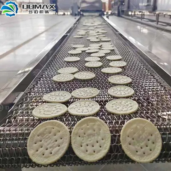 Fully Automatic Biscuits Cookies Making Machine Small Sandwich Biscuit Moulding Processing Production Line