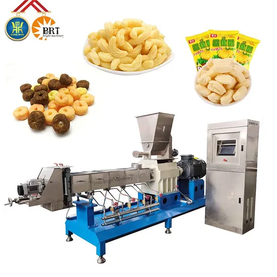 Puff Corn Snack Production Line Corn Ball Snack Food Extruder Machine
