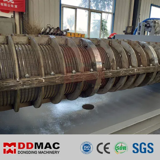 Kitchen Waste Cocopeat Spent Grain Screw Extrusion Dehydrator Machine