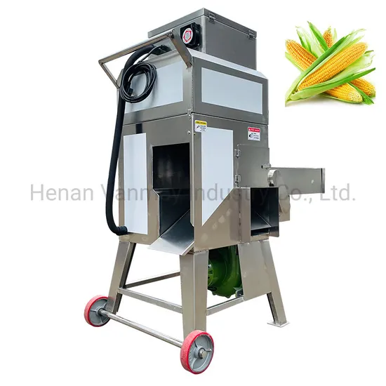 Sweet Maize Shelling Threshing Maize Sheller Fresh Corn Thresher