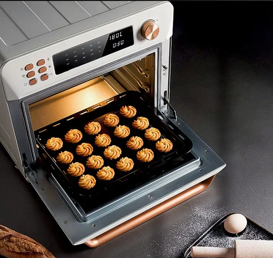 220-240V 50/60Hz 1700W 24L 12" Christmas Roast Chicken Pizza Oven for Kitchen