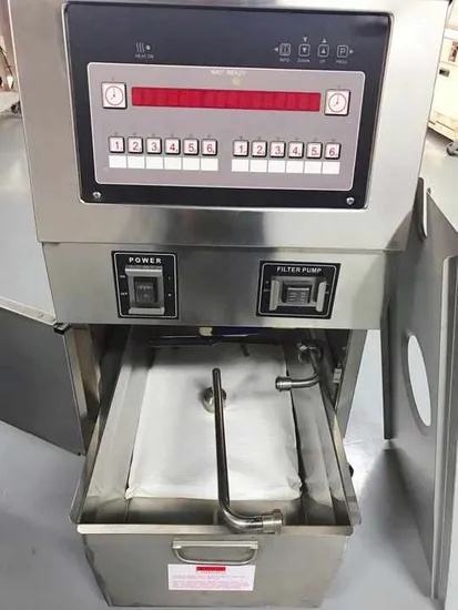 Cnix Gas Power Source and 1 Year Warranty Gas Deep Fryer Ofg-321