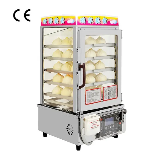 Sgm-6I Commercial Counter Top Display Food Steamer Cabinet Electric