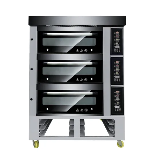 3 Layers 9 Trays Commercial Catering Luxury Style Baking Pizza Biscuit Electric Deck Oven (ZMC-309D)