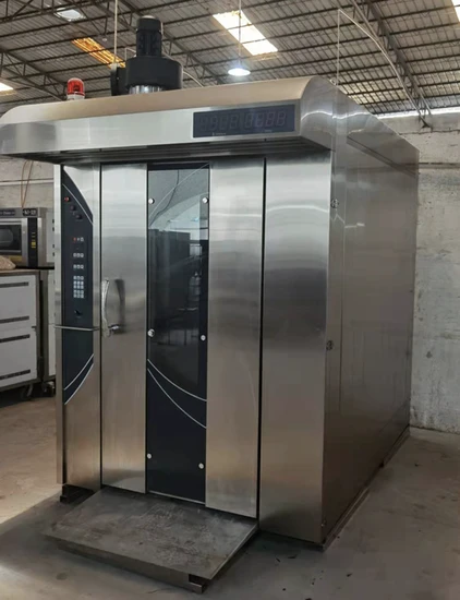 Bakepro Pastry Bakery Equipment Competitive Price Mini Biscuit Rotary Oven Competitive Price Burger Bun Rotary Oven for Sale