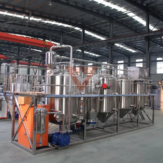 10t/D Rapeseed Oil Decolorization, Deacidification, Deodorization and Refining Equipment Production Line