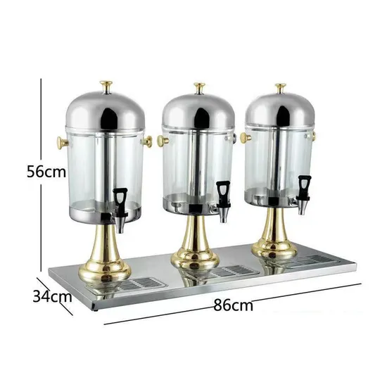 Fruit Juice Drink Dispenser Cooler Commercial Buffet Wooden Shinelong 515*420*580mm High Standard 465*370*H530mm Cn; Gua 10kg 7kg