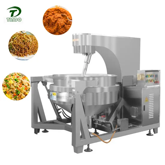 High Quality Optional Heating Source Cooking Mixer Sauce Cooking Pot with Planetary Mixing