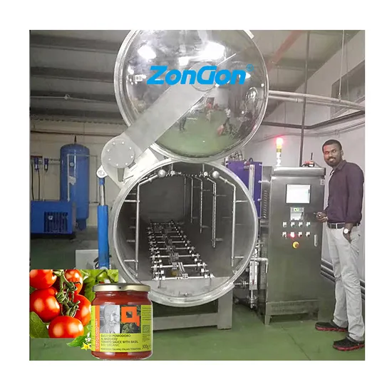 Rotary Autoclave Retort for Bottle Drink Canning Pouch Soup