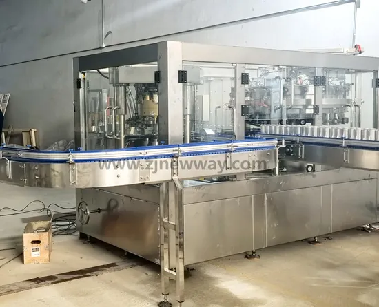 Complete Aluminum Can Carbonated Energy Drink Beer Beverage Canning Filling Sealing Machine Production Line