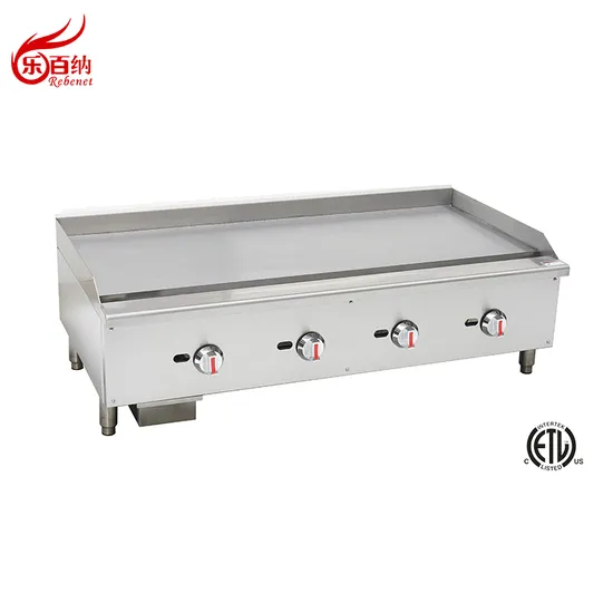 Commercial Countertop Gas Flat Top Burger Grill for Food Truck (EGG48S)