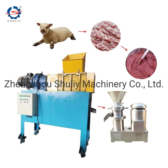 Efficient Animal Bone Shredding Machine Goat Cow Beef Cattle Bone Shredder and Crusher