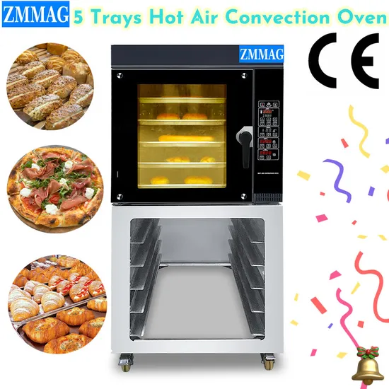 CE Certified Multi-Function 5 Trays Hot Air Convection Steam Oven for Bakery (ZMR-5D)