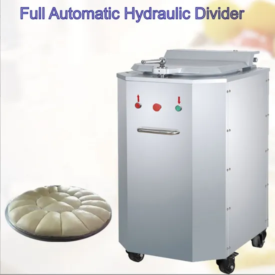 Hydraulic Dough Divider 30PCS Dough Press Cutting Machine for Pizza Bread Baguette Bakery