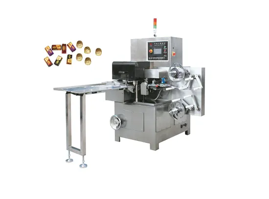 Chocolate Brush and Fold Wrapping Machine