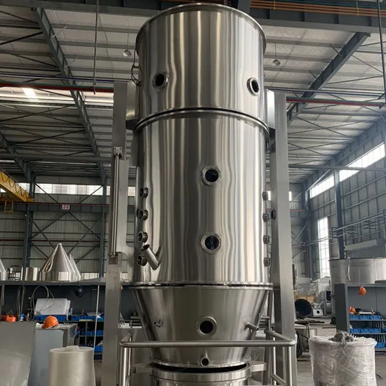 Chinese Factory Food and Pharmaceutical Fluidized/ Fluidizing/Fluid Bed Granulator for Instant Granule