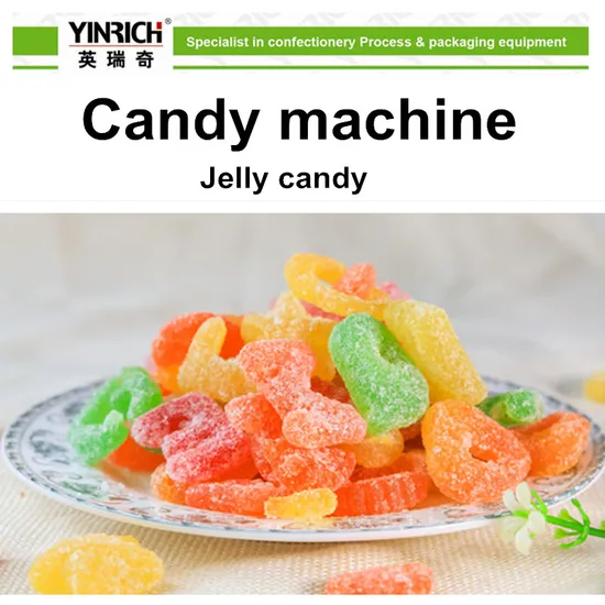 Gummy Jelly Bear Candy Maker Jelly Making Machine Manufacturers Jelly Machine Jelly Gummy Candy Depositing Line with Ce ISO9001 (GDQ600)