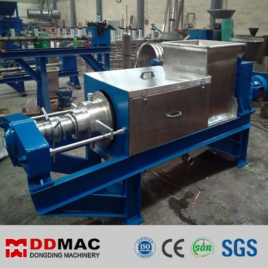 Low Cost Screw Press Forage Grass Dewatering Machine, Fruit and Vegetable Dehydrator for Grapes, Seabuckthorn, Pomegranates, Ginger, Spinach