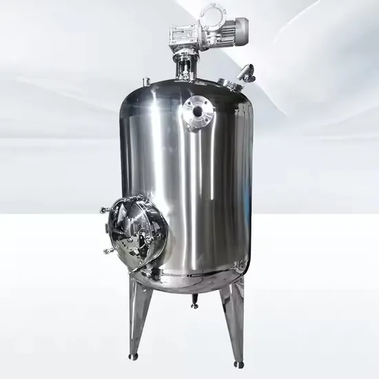 Newly Designed Stainless Steel 3000L Alcohol Precipitation and Extraction Tank – Durable Storage Solution